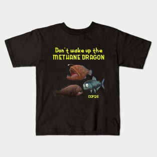 Methane Dragon Climate Change COP26 Glasow Kids T-Shirt